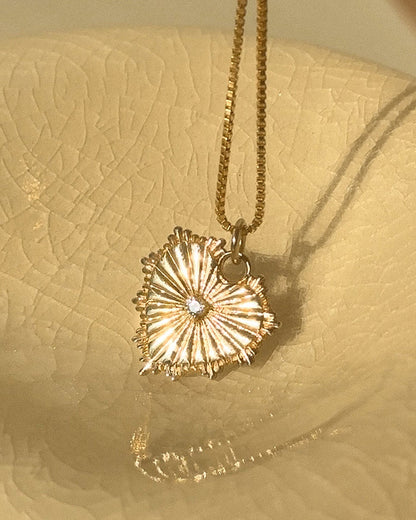 Radiating Heart Necklace