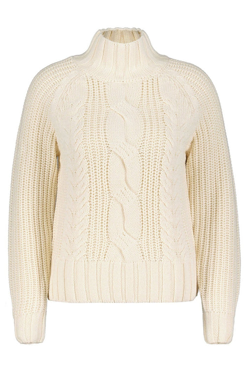 Red Button SRB4370 Turtle Cable Sweater CBL 51cm Cream - Dotique