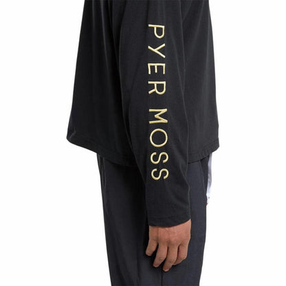 Reebok Apparel Men Reebok x Pyer Moss Long Sleeve T-Shirt BLACK
