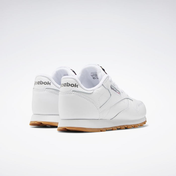 Reebok Footwear Kids Classic Leather Shoes - Preschool WHITE/GUM