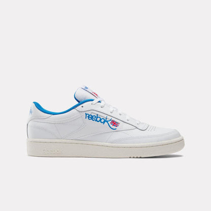 Reebok Footwear Men Club C 85 Shoes FTWWHT/CHALK/KINBLU