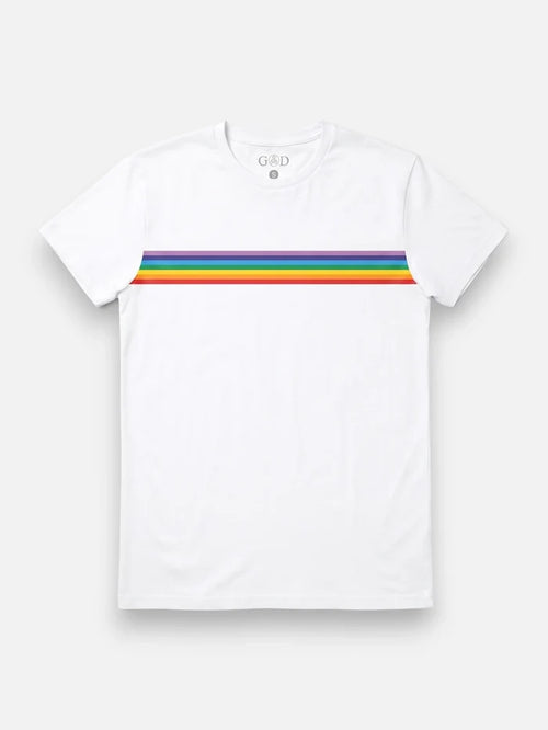 Remera Good Rainbow Blanco