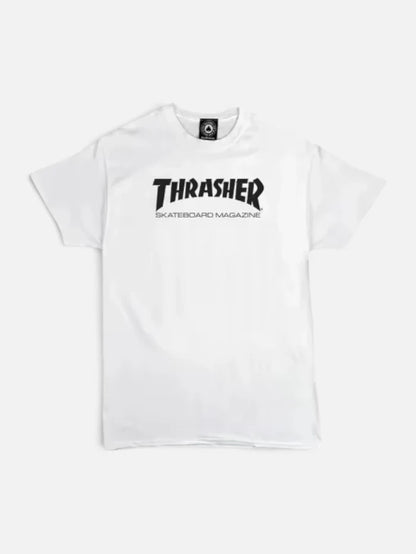 Remera Thrasher Skatemag Blanco