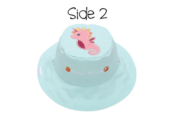 Reversible Mermaid/Seahorse Med 2-4 Sunhat