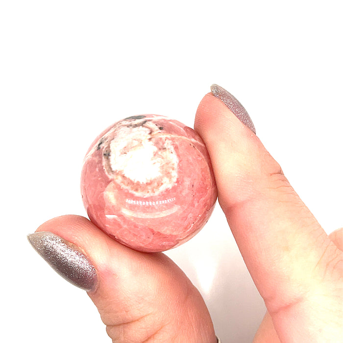 #1 One Rhodochrosite Gemstone sphere 1.2'' Dia.