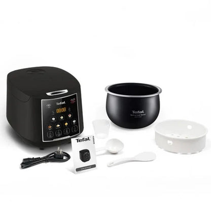 Tefal Easy Rice Max Rice Cooker 1.8L RK7378 – 4mm spherical pot, 11 programmes, removable inner lid, 24hr keep warm