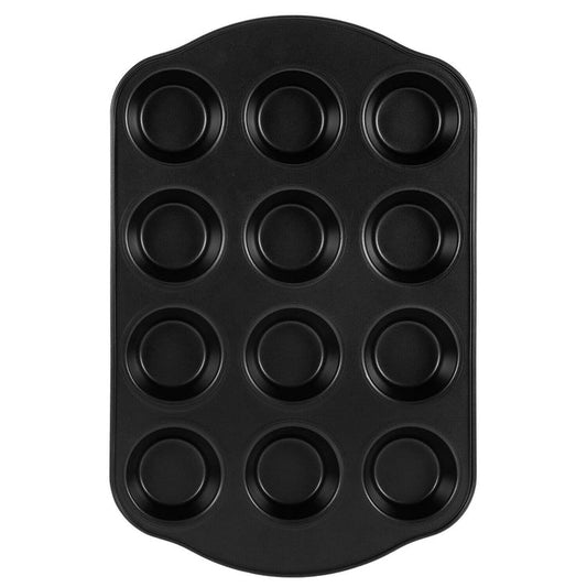 Royalford - Non-Stick Cupcake Baking Tin Tray Royalford
