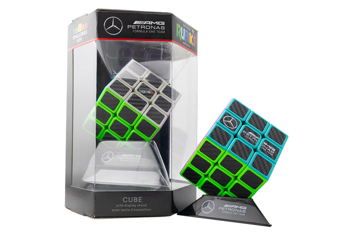 Rubik's Cube 3x3 (Mercedes-AMG Petronas F1 Team Carbon Fiber Cube) - Stickerless