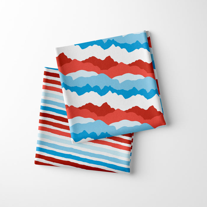 RWB Mountains - Active Snap On Bandana (Reversible)