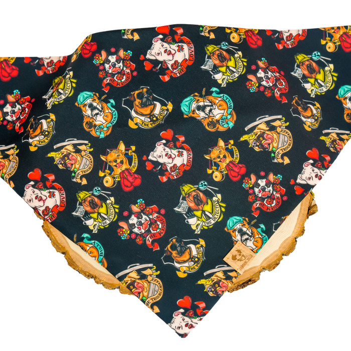 Sailor Tattoo Dogs - Bandana