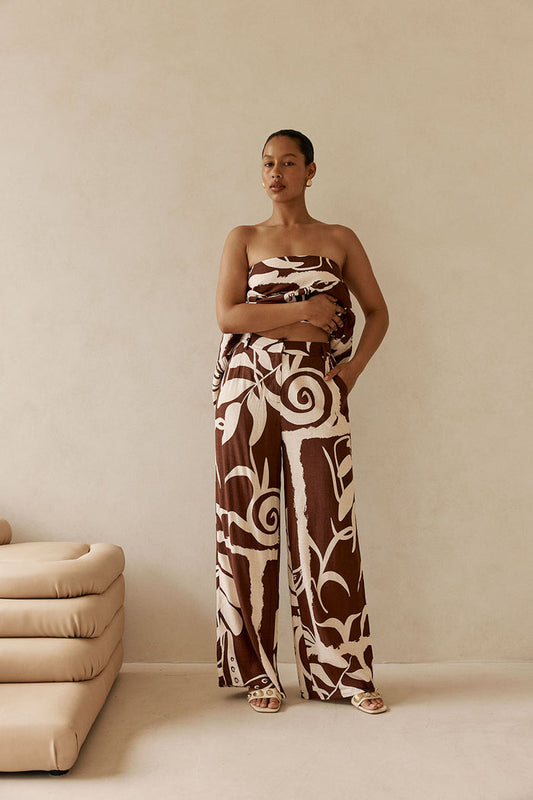SAMPLE-Presley Pants - Painted Tiles