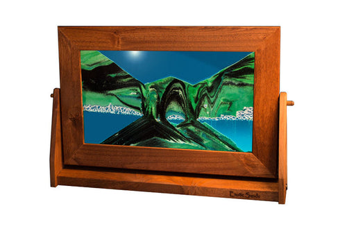 Sand Art Summer Turquoise Alder Large 9x12"