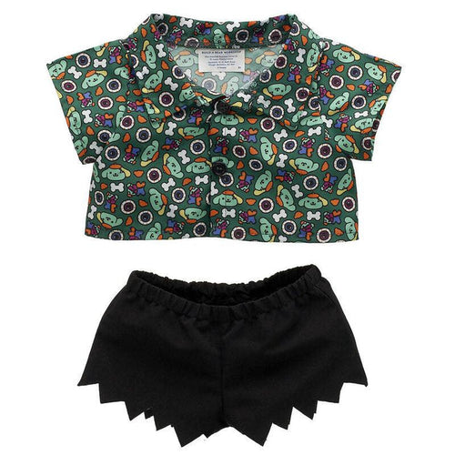 Sanrio® Hello Kitty® and Friends Zombie Pompompurin™ Shirt and Short Set - Build-A-Bear Workshop Australia