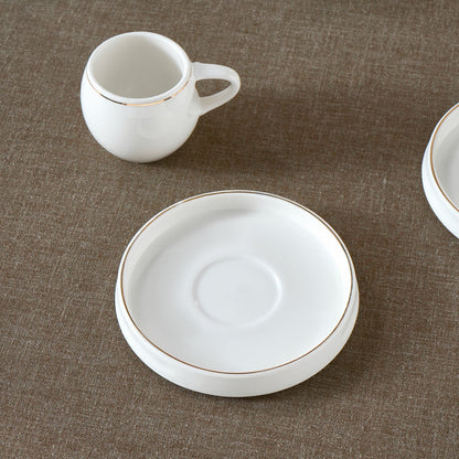 Service à Tasses à Café Karaca Streamline Sunset 6 Pièces pour 6 Personnes, 100 ml