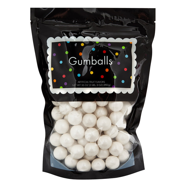 Shimmer White Fruit Gumballs Pouch - 6 Count