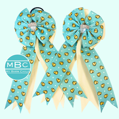 🤩 Show Bows: Duckies on Butter Yellow