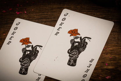 Silver Sable Palmistry Playing Cards Playing Cards by Riffle Shuffle Playing Card Company