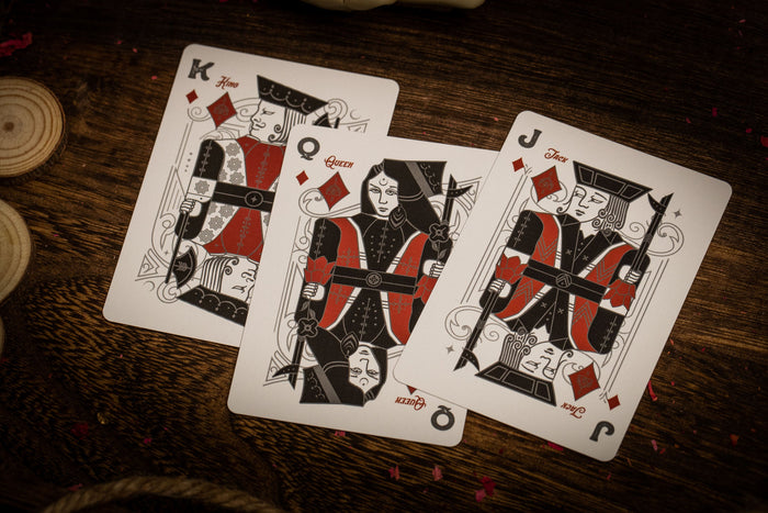 Silver Sable Palmistry Playing Cards Playing Cards by Riffle Shuffle Playing Card Company