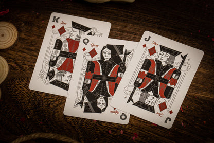 Silver Sable Palmistry Playing Cards Playing Cards by Riffle Shuffle Playing Card Company