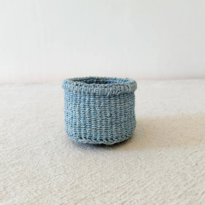Sky Blue Plant Basket