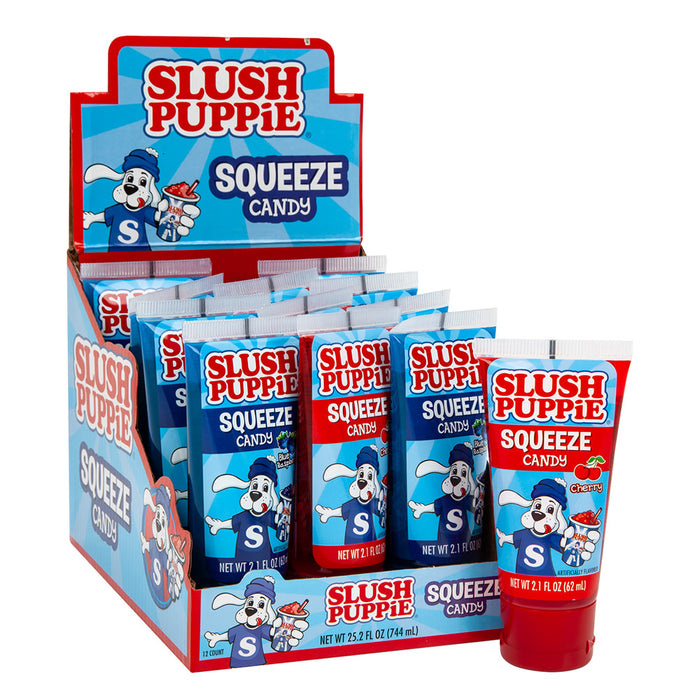 Slush Puppie Squeeze Candy Tubes - 12 Count