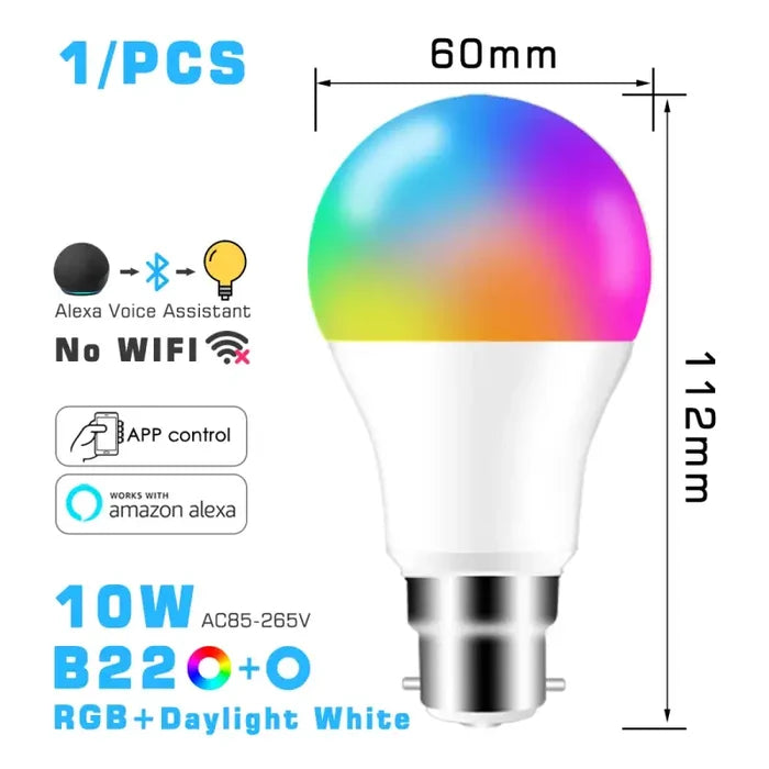 Alexa bulb B22 rgbcw / CHINA