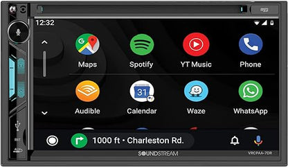 Soundstream 7" Apple Car Play Stereo -Bluetooth