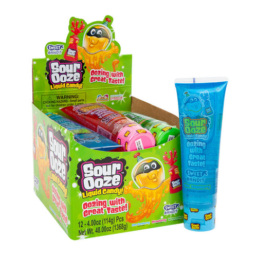 Sour Ooze Pop Tube Squeeze 4oz - 12ct