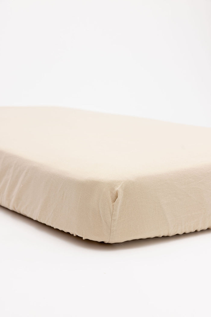 Sparrow - Linen Crib Sheet
