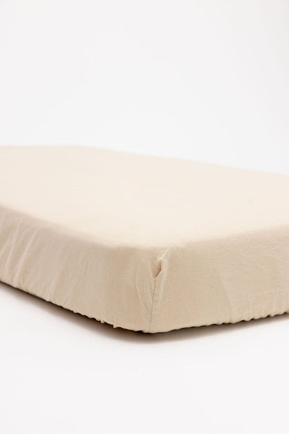 Sparrow - Linen Crib Sheet