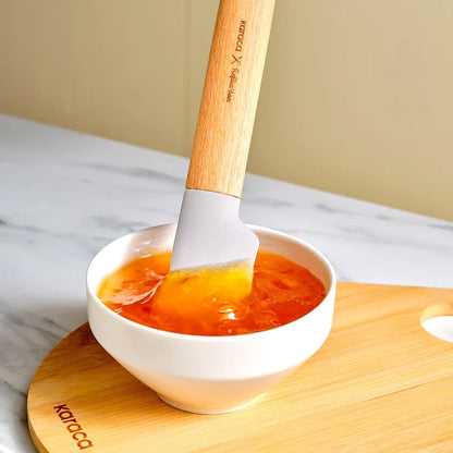 Spatule en bois double face Karaca X Refika