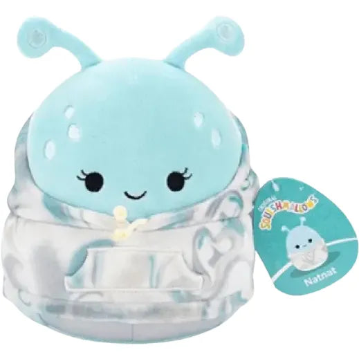 Squishmallow 12 Inch Natnat the Alien with Hoodie Plush Toy