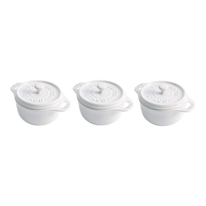 Staub Stoneware Mini Dutch Ovens