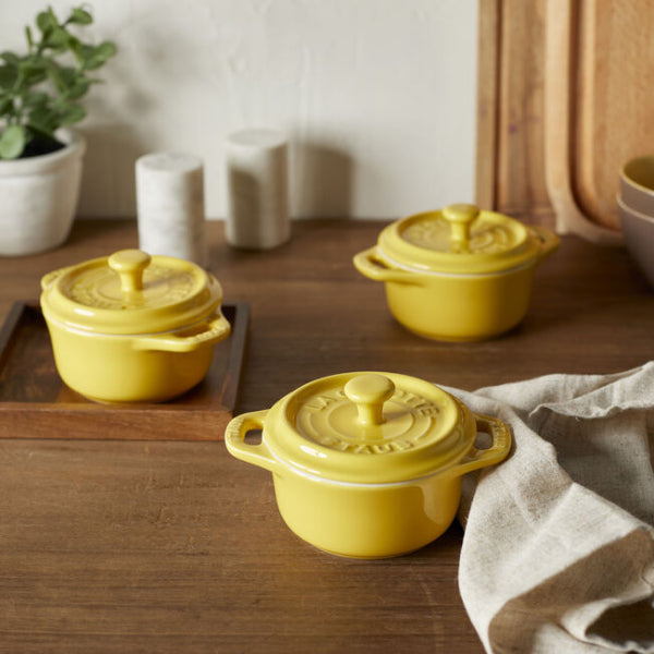 Staub Stoneware Mini Dutch Ovens