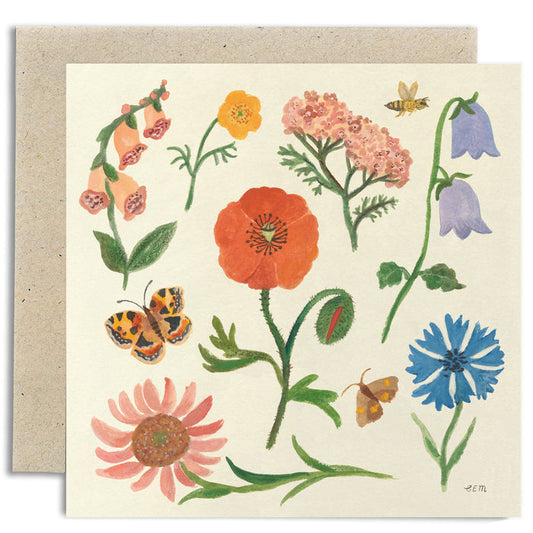 Summer Flowers Card