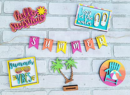 Summer Vibes Tiered Tray Set