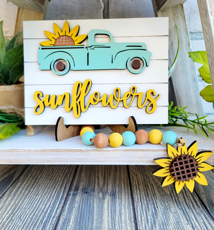 Sunflower Tiered Tray Set