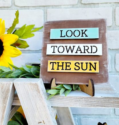 Sunflower Tiered Tray Set