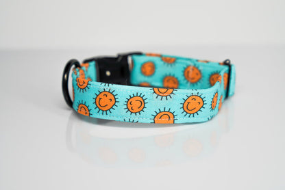 Sunshine On My Mind Cotton Dog Collar