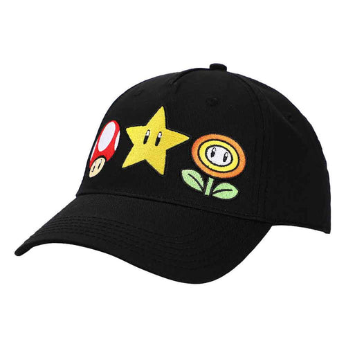 Super Mario - Icons Embroidered Hat