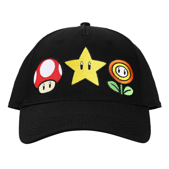 Super Mario - Icons Embroidered Hat