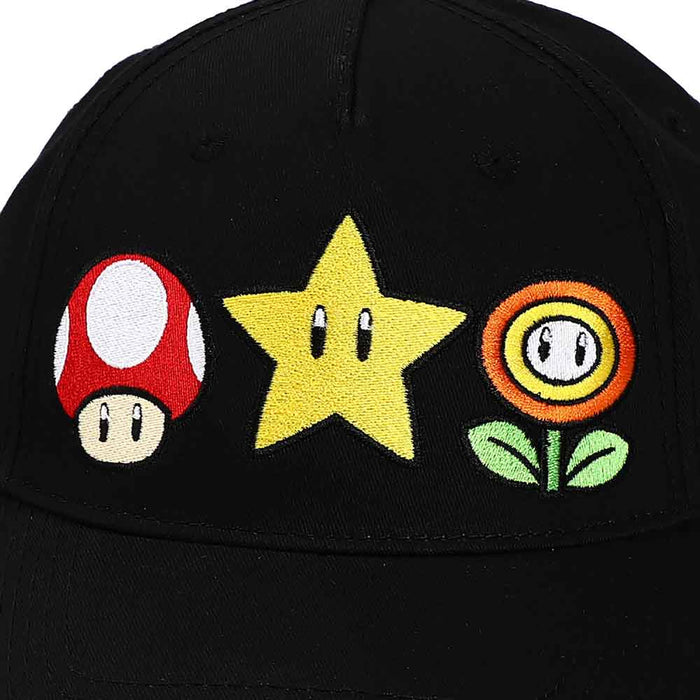 Super Mario - Icons Embroidered Hat