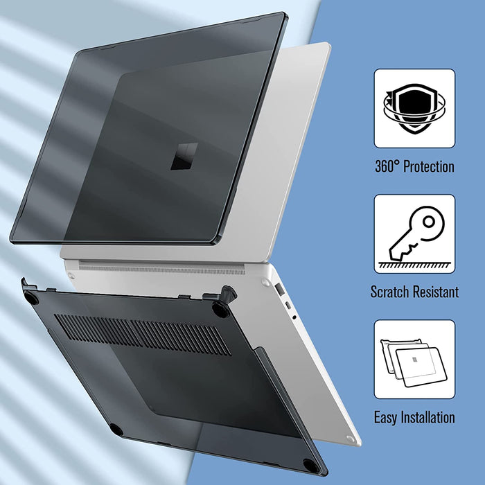 Surface Laptop 5/4/3/2 13.5-inch w/ Alcantara Keyboard Snap-on Hard Shell Cover | Fintie