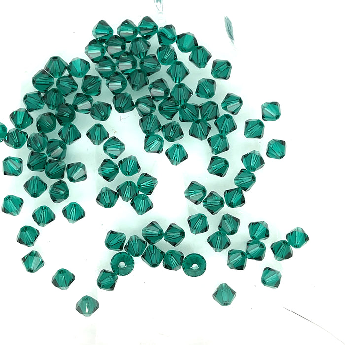 Swarovski Crystal 4mm Emerald 100pk