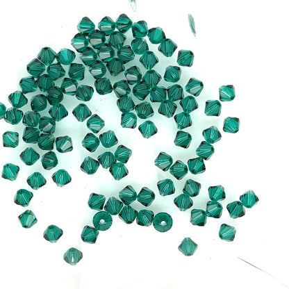 Swarovski Crystal 4mm Emerald 100pk