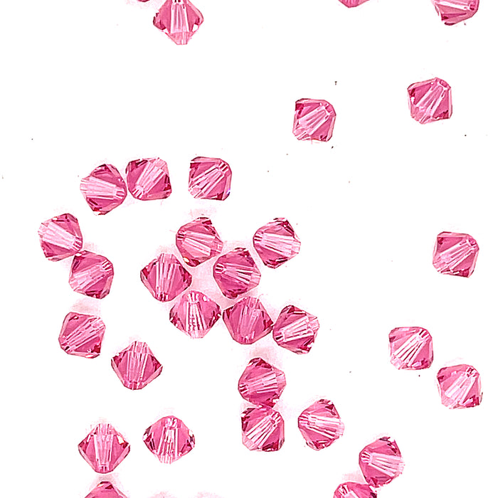 Swarovski Crystals- Pink 50pk 4mm