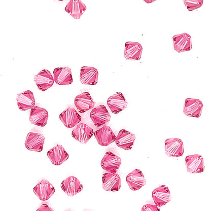 Swarovski Crystals- Pink 50pk 4mm
