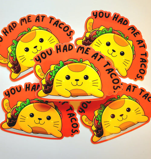 Taco Cat Sticker