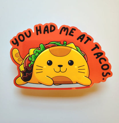Taco Cat Sticker