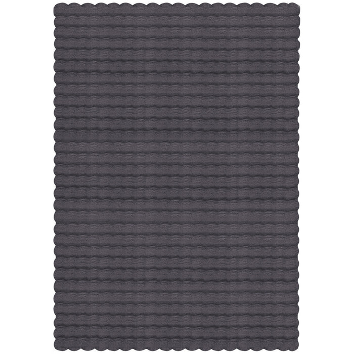 Tapis en Cachemire 7/24 Cosy Premium Bubble Anthracite 80x150 cm